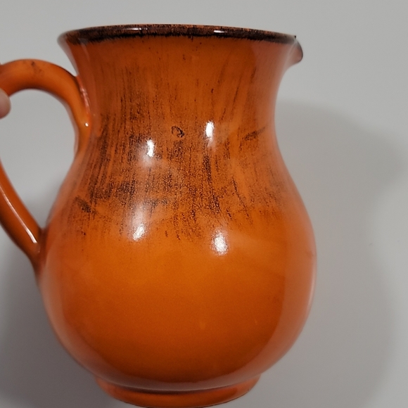 Rustic Clay Pitcher~Italy Made Vase-Creamer-Milk - Picture 3 of 4